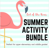 End of the Year / Summer themed activity bundle. Summer packet