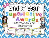 End of the Year Superlative Awards - Editable