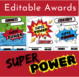 End of the Year Superpower Awards - Editable