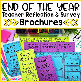 Preview of End of the Year Surveys  - Teacher Reflection - Student Survey - Parent Survey