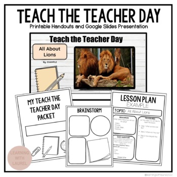 Preview of Teach the Teacher Day! - End of the Year Activities
