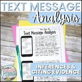 Last Day of School Activity Summer Text Message Analysis M