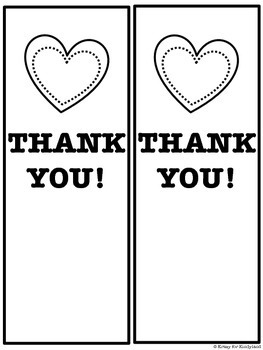 Thank You Writing Pack for the End of the Year: Card, Gift Tag | TPT