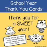 End of the Year Thank you Cards from Students