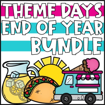 Preview of End of the Year Theme Days  |  2nd Grade End of Year Review