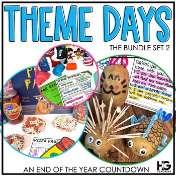 Preview of End of the Year Theme Days Bundle of Activities SET 2 | Last Week of School