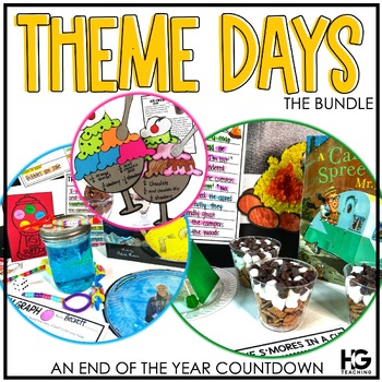 Preview of End of the Year Theme Days Bundle of Activities | Last Week of School Countdown
