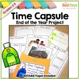 Time Capsule End of the Year Activity with Editable Slides