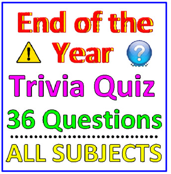 Year 9 end year history trivia quiz