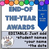 End-of-the-Year Wards--Editable