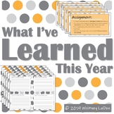 End of the Year: What I've Learned This Year