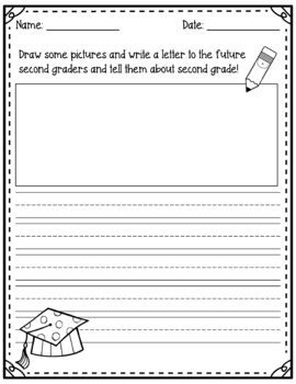 End of the Year - Write a Letter to the Future K, 1, 2, 3, 4, 5 Students