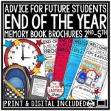 End of Year Memory Book Writing Activities Letter Advice t