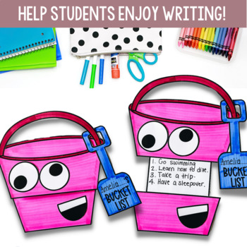 Summer Bucket List Craft and Write Activity (Teacher-Made)