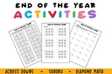 End of the year Activities Puzzle Graphics