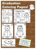 End of the year GRADUATION coloring sheets  | GRADUATION