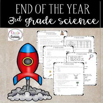 Preview of End of the year Science- 3rd Grade