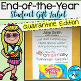 End-of-the-year Student Gift Labels (for distance learning