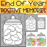 End of the year activities Memory Jar