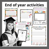 End of the year activities, worksheets/coloring pages