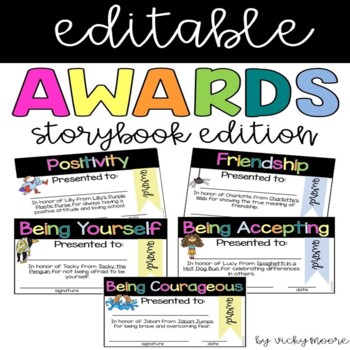 Preview of End of the year awards | Picture book themed end of year awards