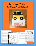 School Bus Craftivity-Summer Fun printables!