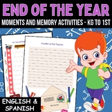 End of the year moments and memory activities book | lette