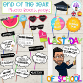 End of the year photo booth props- Digital version- End of