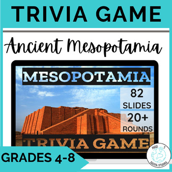 Preview of End of the year social studies activities: ancient Mesopotamia interactive game