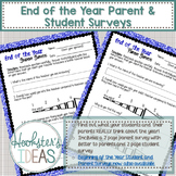 End of the year student and parent surveys