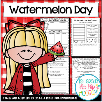 Preview of End of the Year Watermelon Themed Day Activities Countdown to Summer!