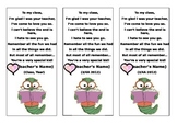 End-of-year Bookmark Gift for Students