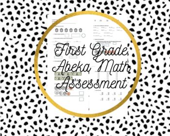 Preview of End of year MATH Assessment ABEKA