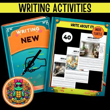 Preview of End of year : Picture-Based Writing Prompts Quick write Reading Comprehension