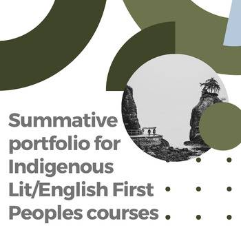 Preview of End of year Portfolio based on the First Peoples Principles of Learning NBE/EFP