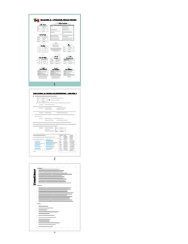 Preview of End of year Printable Review Study Guide and Worksheet / Quiz. (Spanish I)
