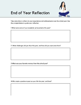 Preview of End of year Reflection