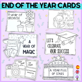 End of year activities- cards- tarjetas fin de curso