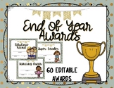 End of year awards/class certificates - Editable