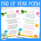 End of year goodbye poem from teacher for students ocean a