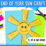 End of year last day week of school memories sun writing craft