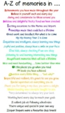 End of year poem A-Z colourful