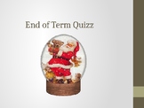 End off Term General Knowledge quizz