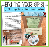 End the Year Student Gift Bundle Gift Tags and Letters
