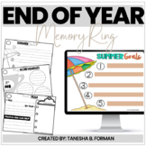 End the Year Memory Ring - Distance Learning