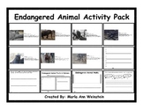 Endangered Animal Activity Pack