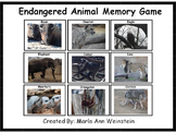 Endangered Animal Memory Game