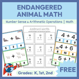 Endangered Animal Number Sense Activities | K-2 | Free