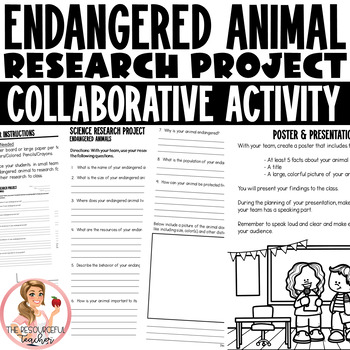 Preview of Endangered Animal Research Project
