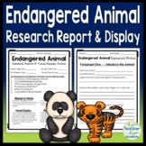Endangered Animal Report: Endangered Animal Project w/ Res